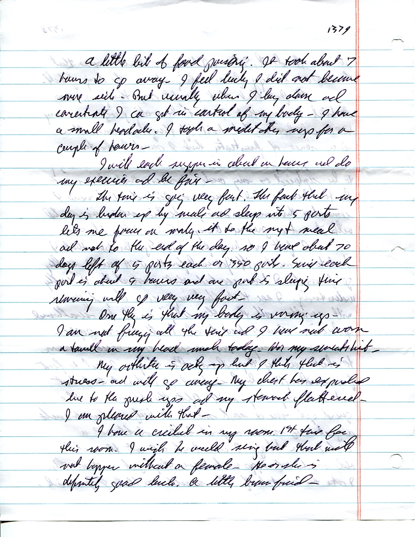 Dr John WorldPeace 2008 Prison Journal